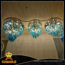 Blue Glass Crystal Decoration Chandelier Ceiling Light (KA0515)